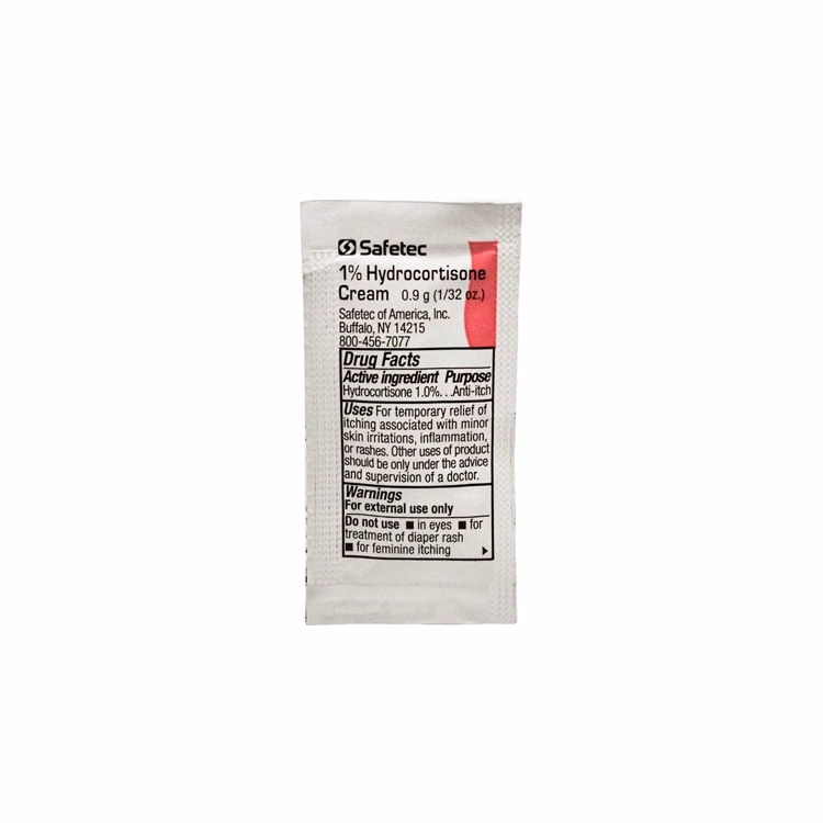 Safetec 1% Hydrocortisone Cream Packet