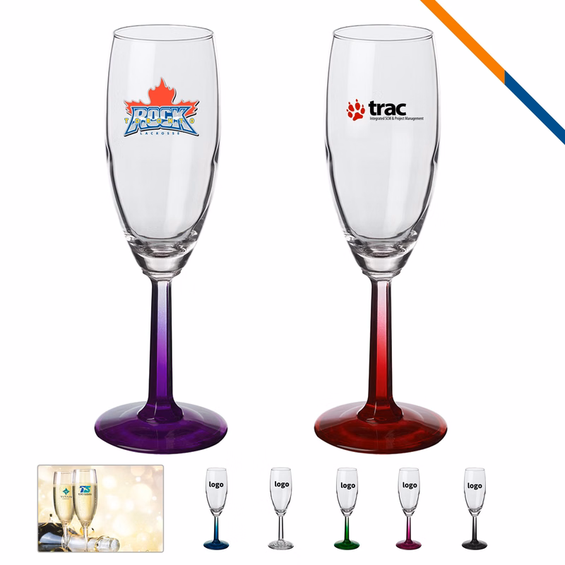 Libbey Salo Champagne Flutes - 6 OZ.