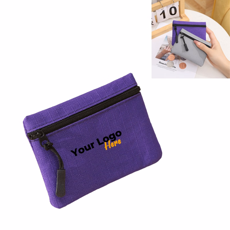 Portable Mini Zippered Coin Purse