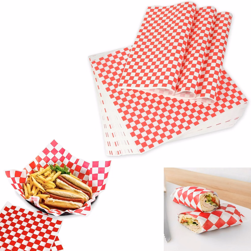 12" x 12" Food Wrapping Paper MOQ1000
