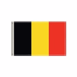 National Flag, Belgium, Double-Sided - 96"W x 60"H