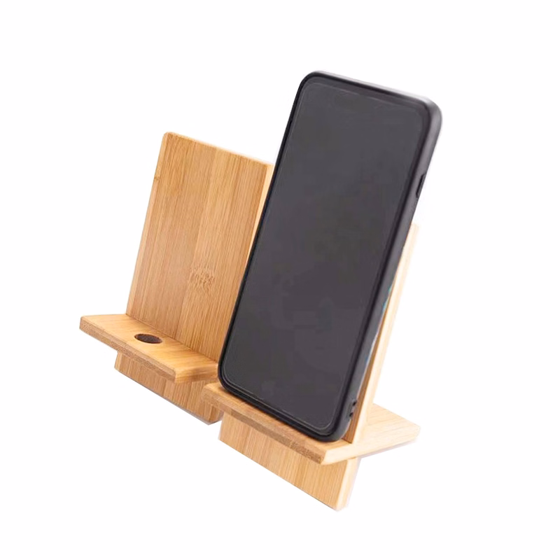 Bamboo Mobile Phone Holder Stand