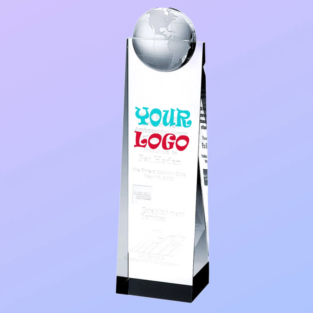 Crystal Globe Tower Award-Small 1