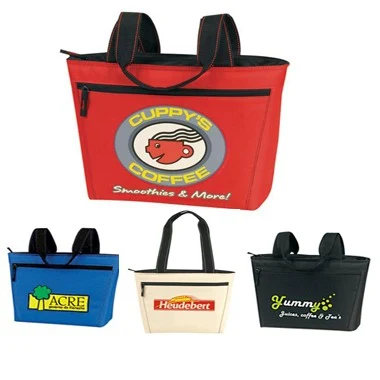 Two Tone 12-pack lunch cooler tote 1