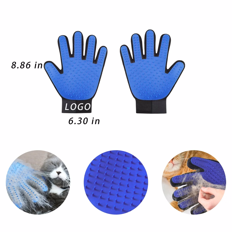 Rubber Cat Grooming Glove (single)