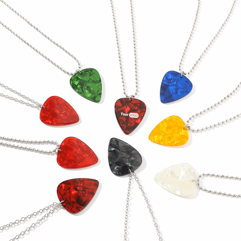 Plastic Custom Music Pick Necklace