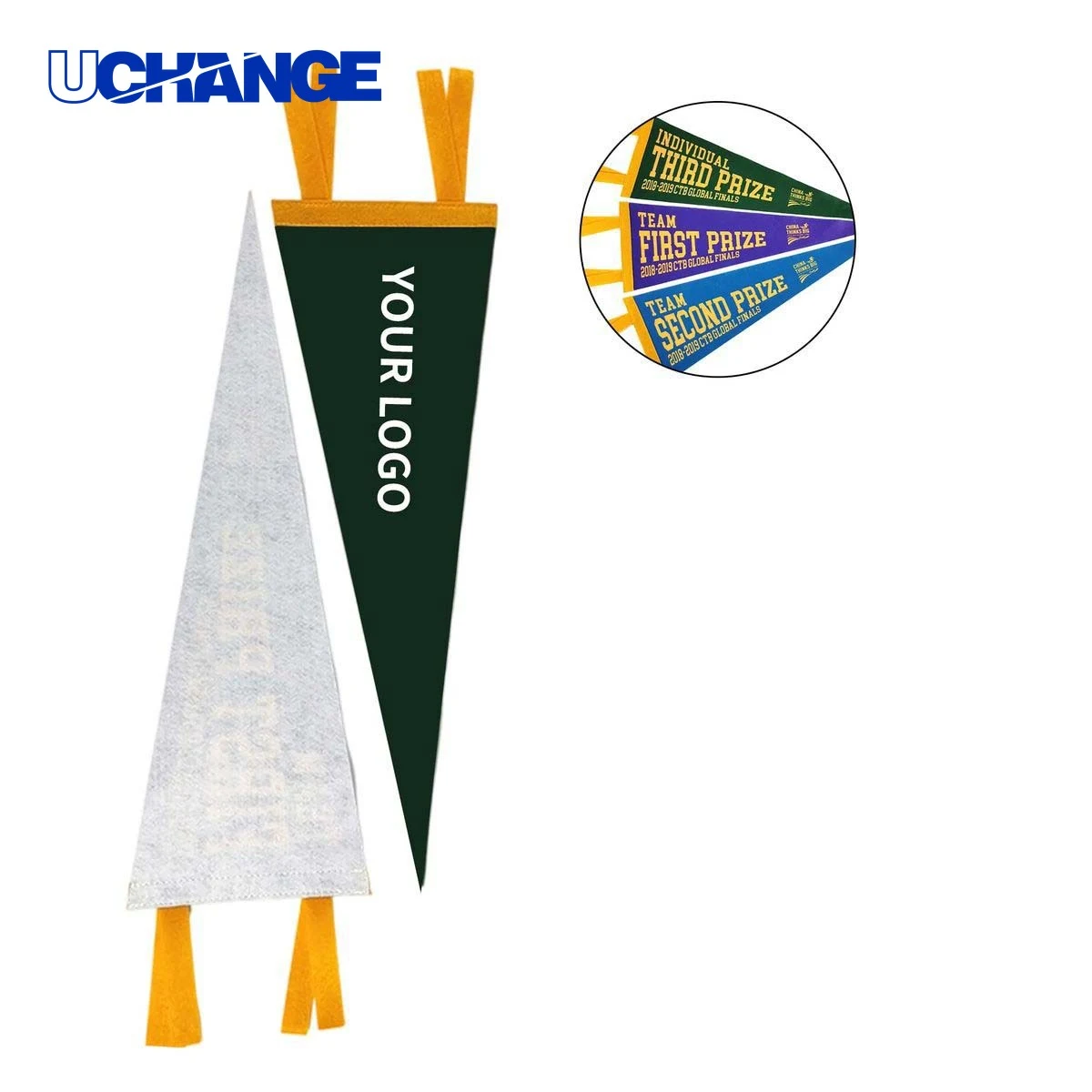 Felt Pennant Banner Full Color for Celebrations 1