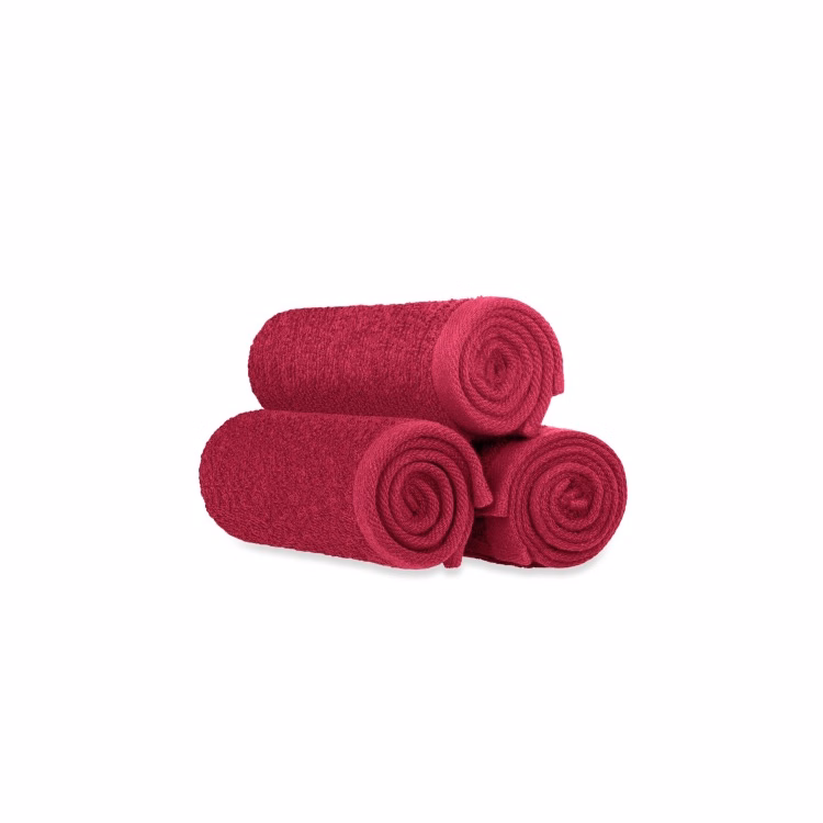 Burgundy Spa Salon Towel, 16 x 27, 2.75 lb.