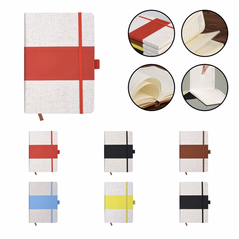 Elastic Closure A5 Lined Notebook