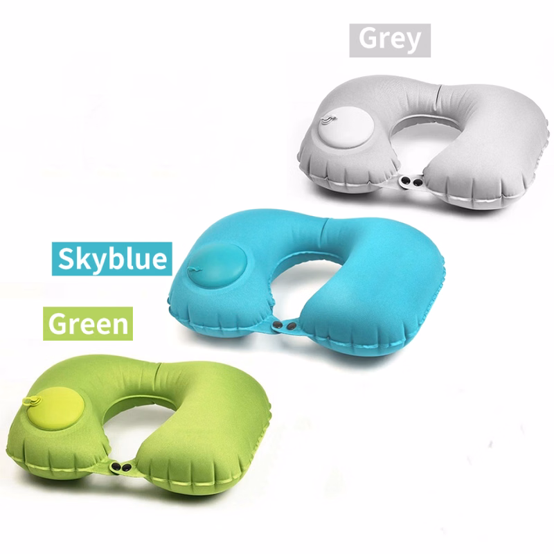 U Shape Inflatable Travel Neck Pillow