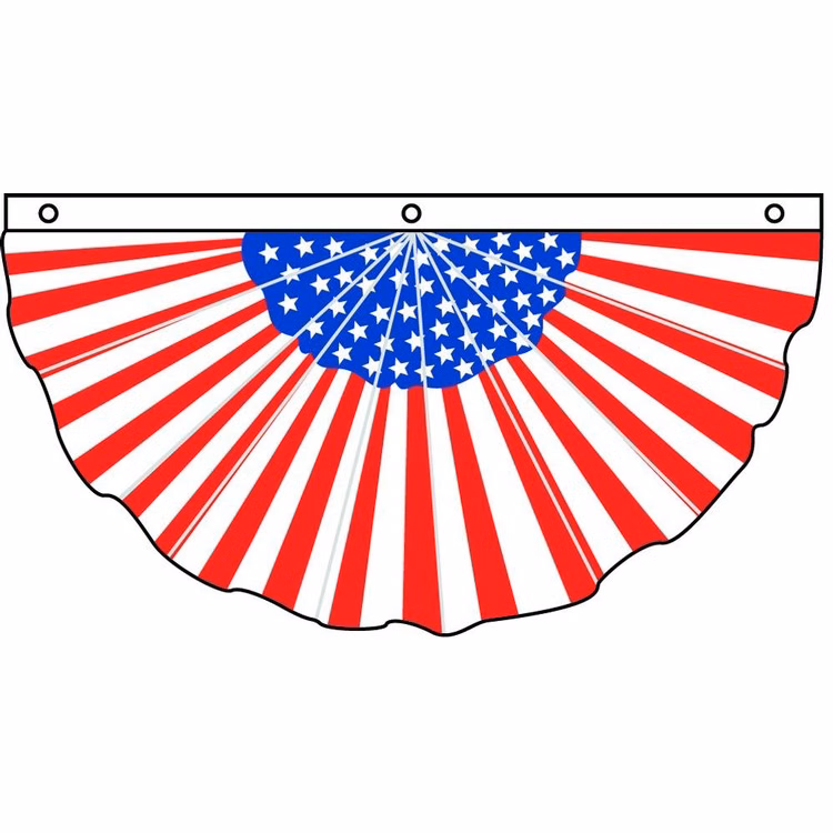 Pleated Full Fan Americana