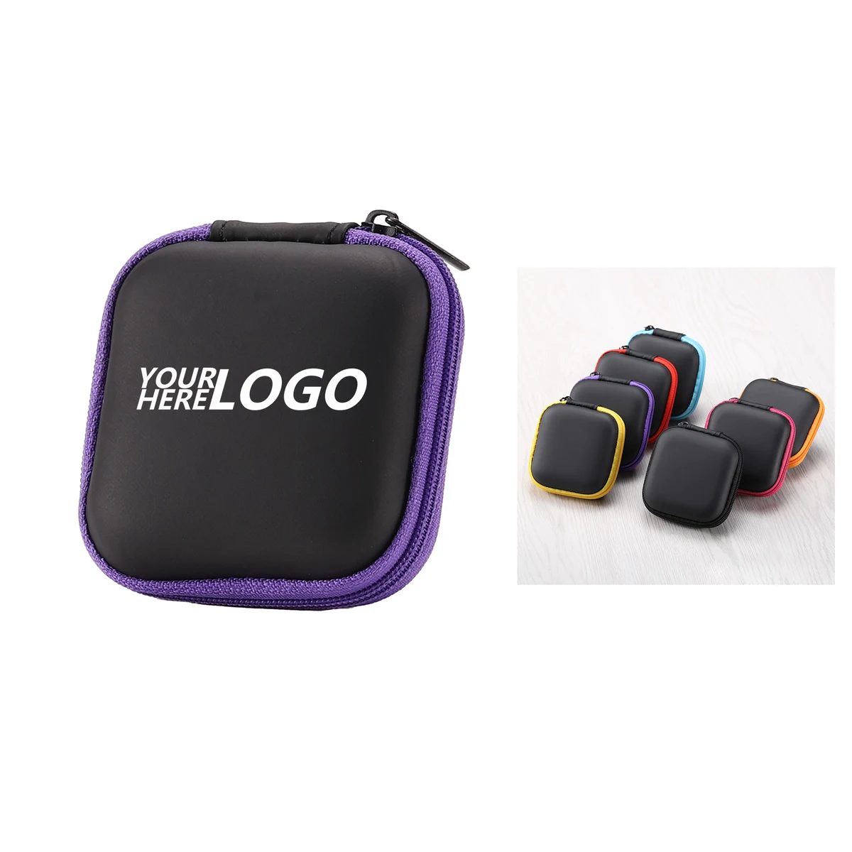 EVA Square Headphone Storage Case 1