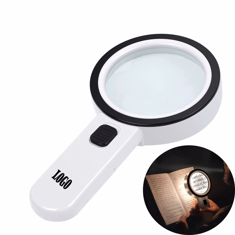 30X Magnifying Glass With Led Light