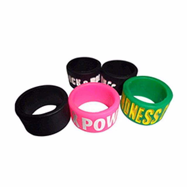 Silicone Ring - Debossed/Fill