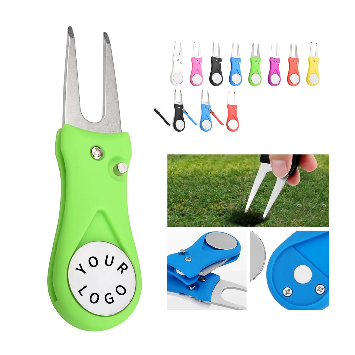 MOQ 50 Stainless Steel Golf Divot Tool 1