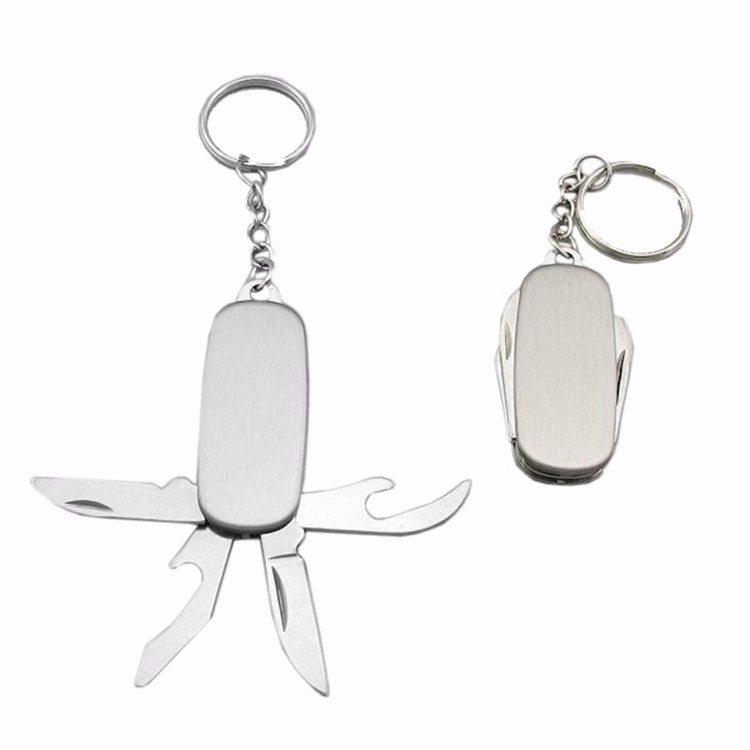 4-in-1 Multifunctional Promotional Knife Keychain