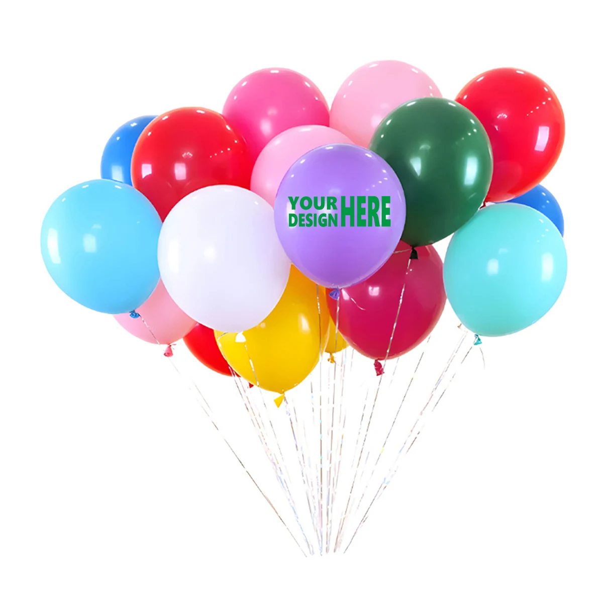 MOQ 100 Matte Latex Balloons for Party and Event 1