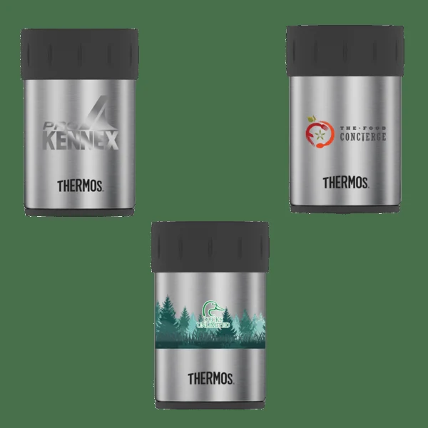 12 oz. Thermos® Double Wall Stainless Steel Can Insulator 1