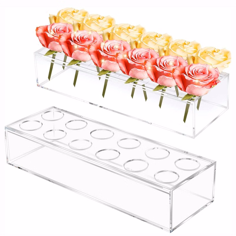 Clear Acrylic Flower Vase