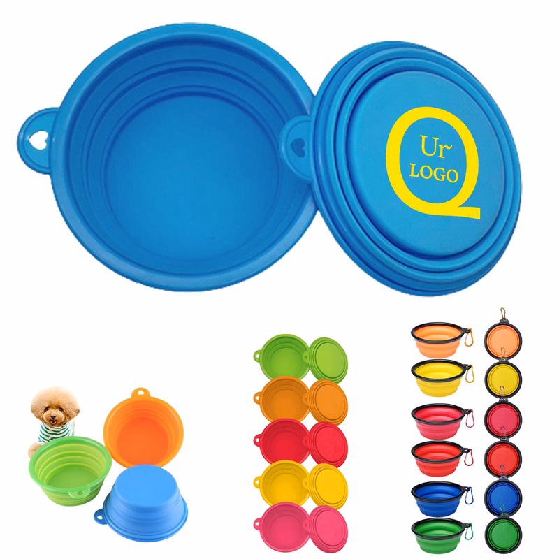 15.21 Oz Silicone Collapsible Pet Bowls