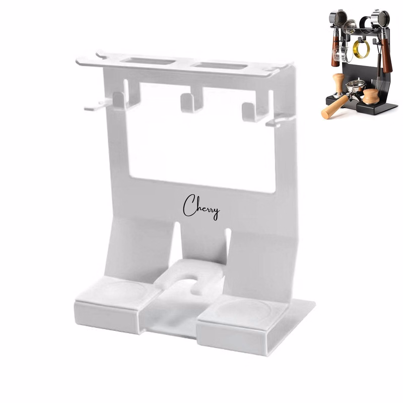 Bar coffee equipment storage rack