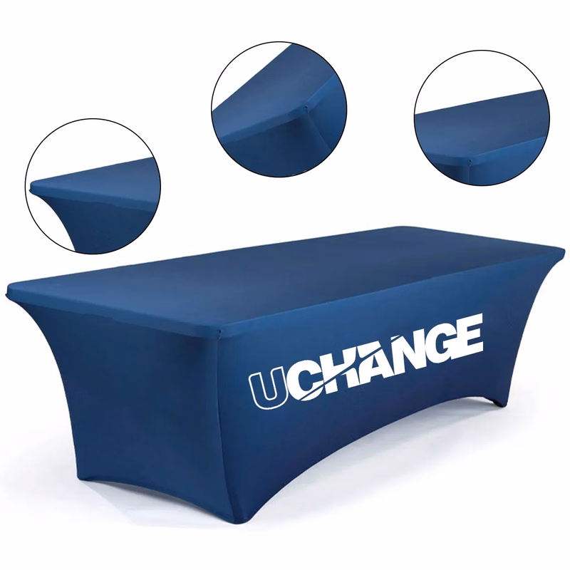 Stretch Spandex Table Cover For Trade Show Branding