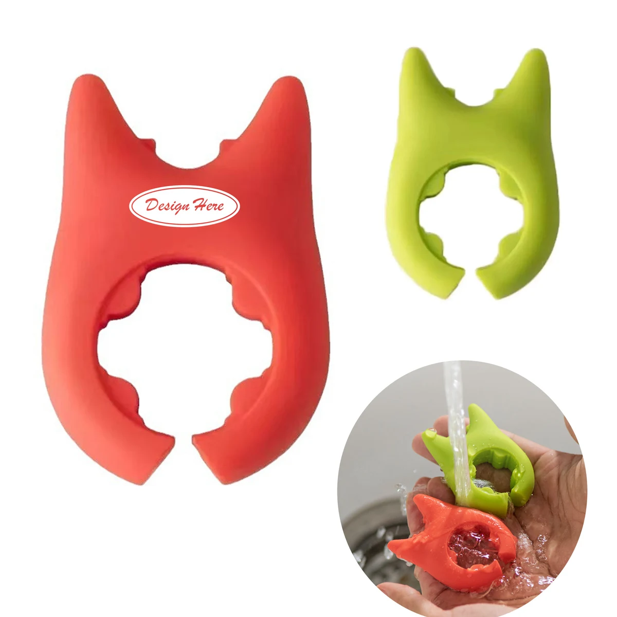 Versatile Silicone Clip for Kitchen Utensil Storage 1