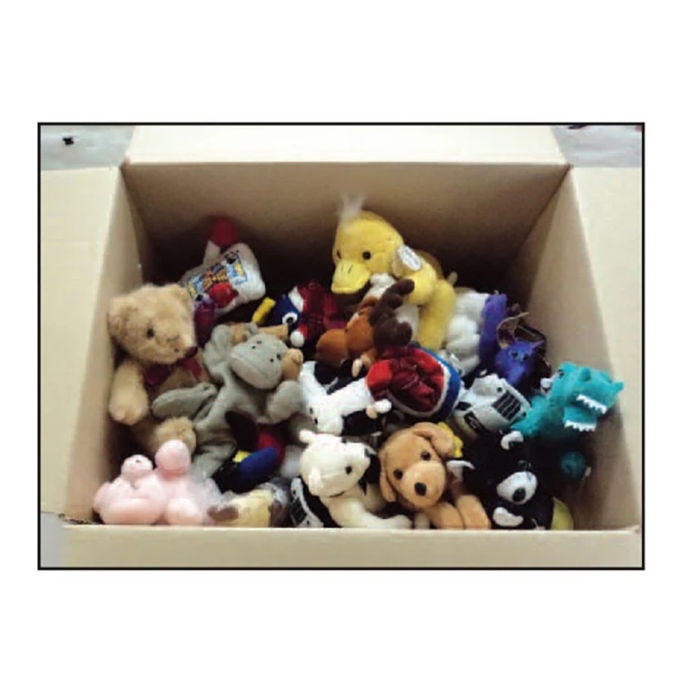 Box of Assorted Stuffed Plush Toy stuffed animals closeouts 1