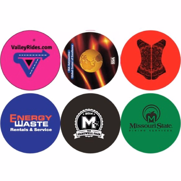 4" Round Neoprene Coaster