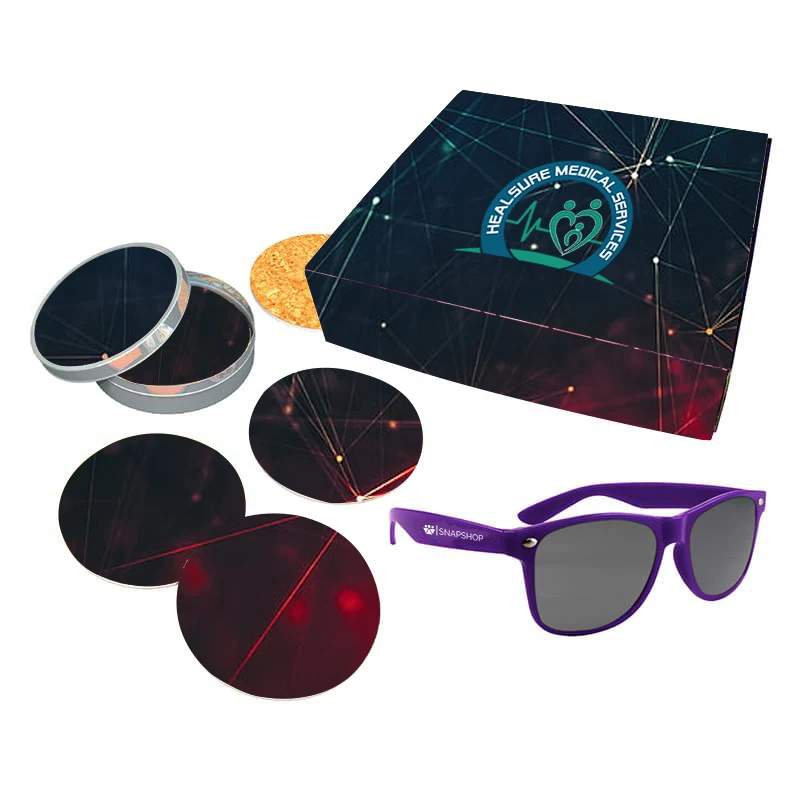 Sunglasses and Coasters Gift Set 1