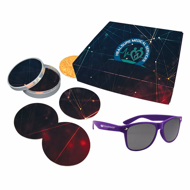Sunglasses and Coasters Gift Set