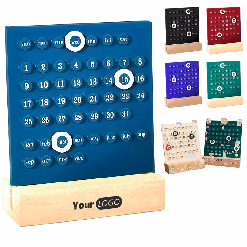 Acrylic Plastic Diy Perpetual Desk Calendar