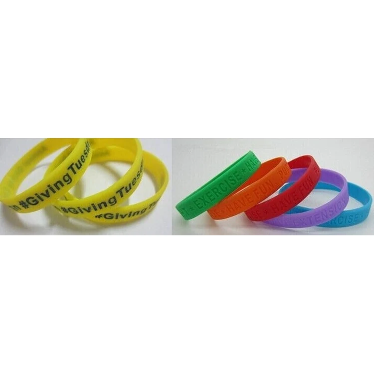 Custom silicone wristbands 1