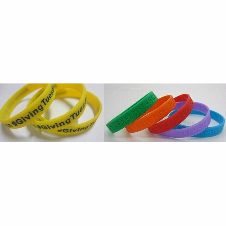 Custom silicone wristbands
