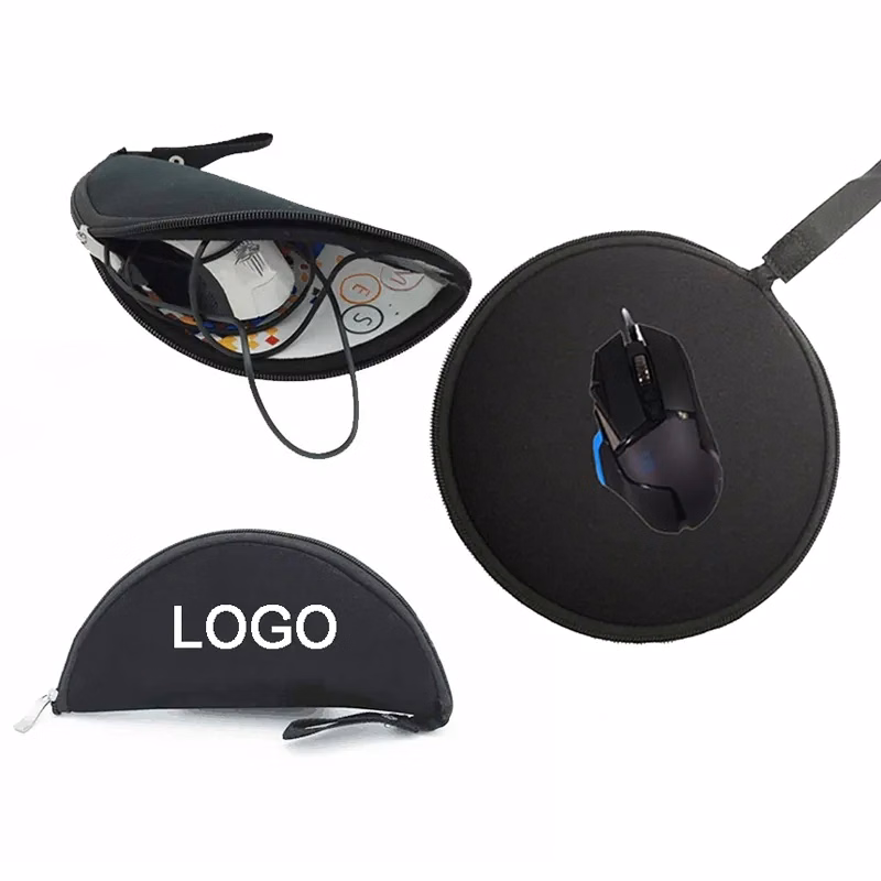 Neoprene Zipper Mouse Pad Pouch