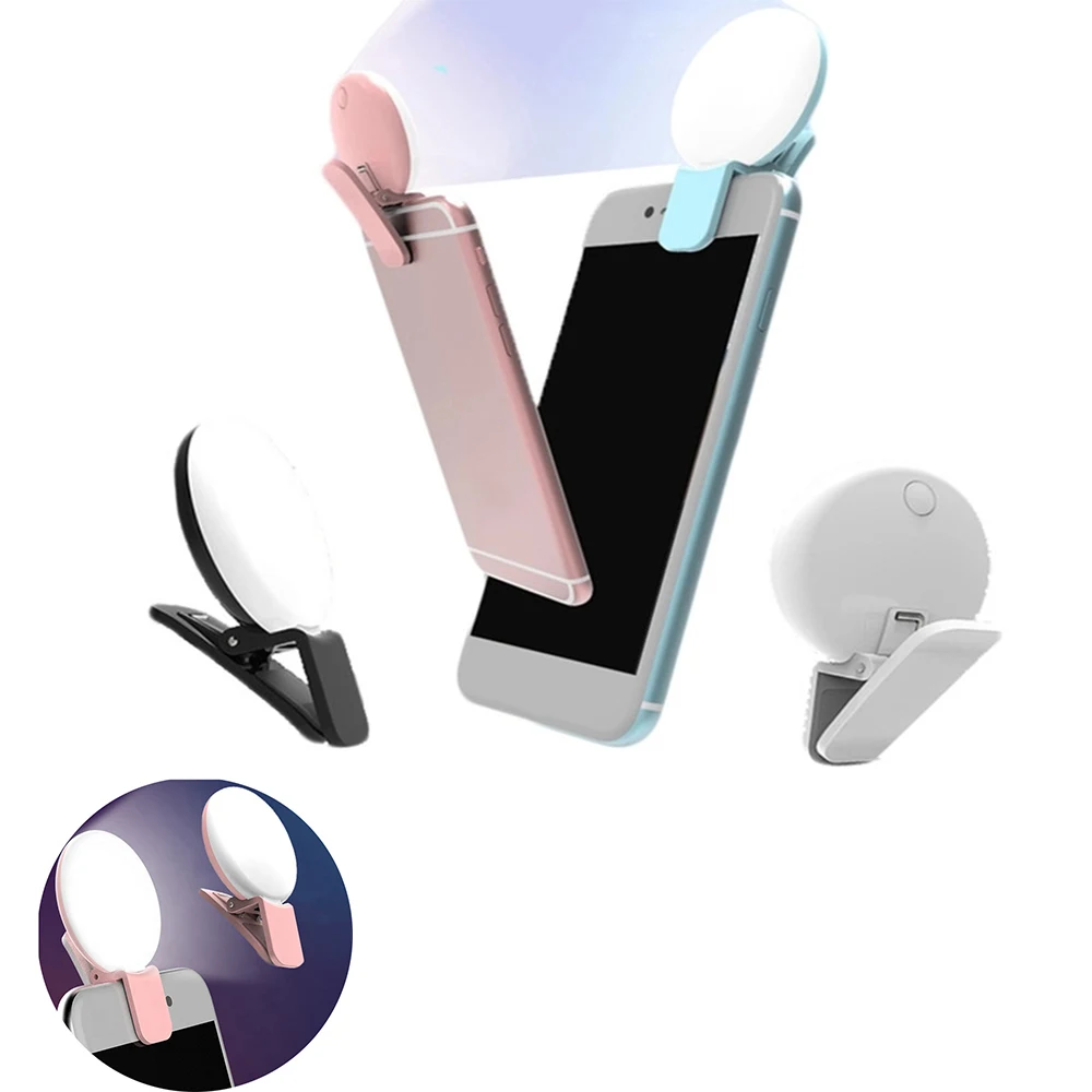 3 In 1 Mirror LED Selfie Flashlight 1