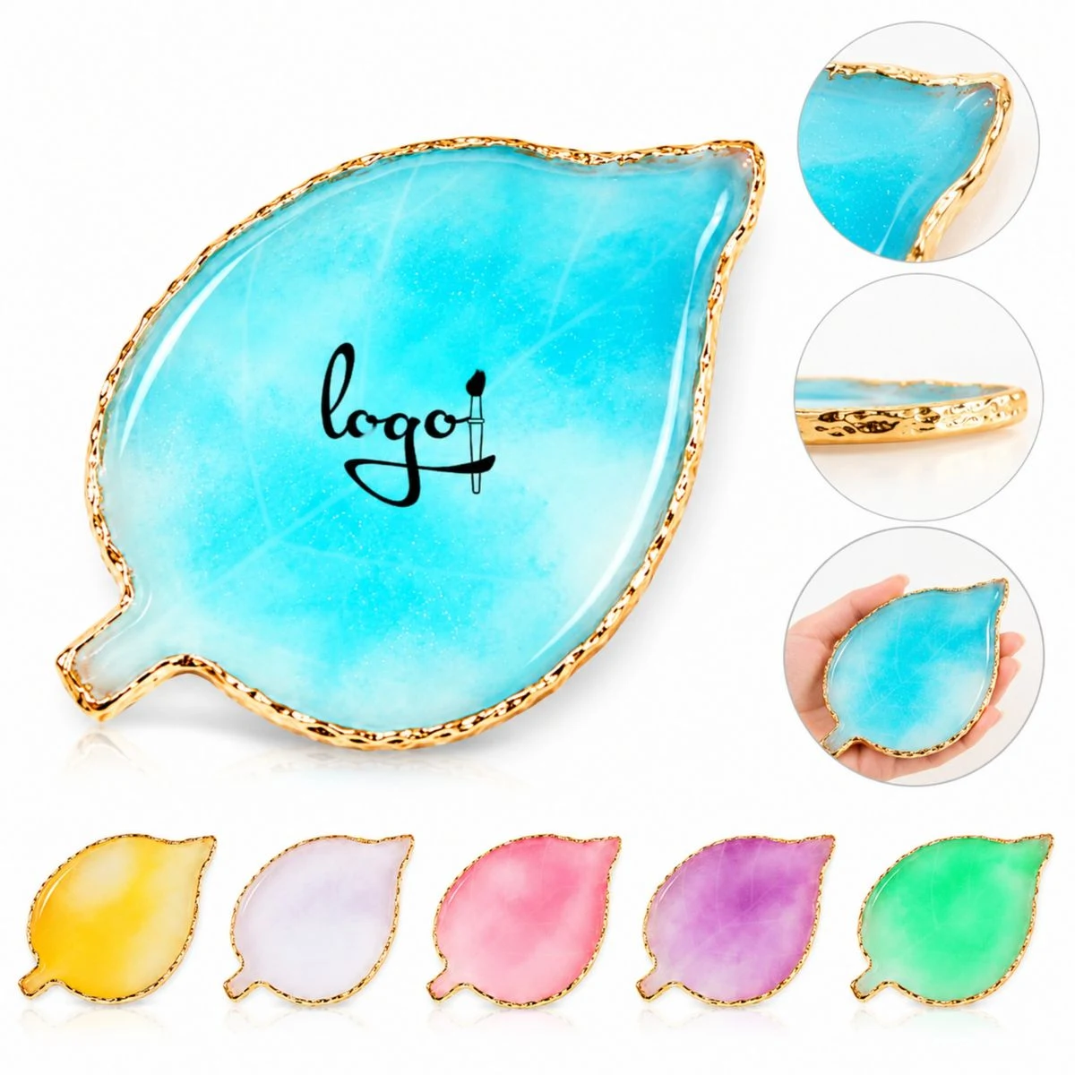 Resin Leaf Artist Mixing Palette 1
