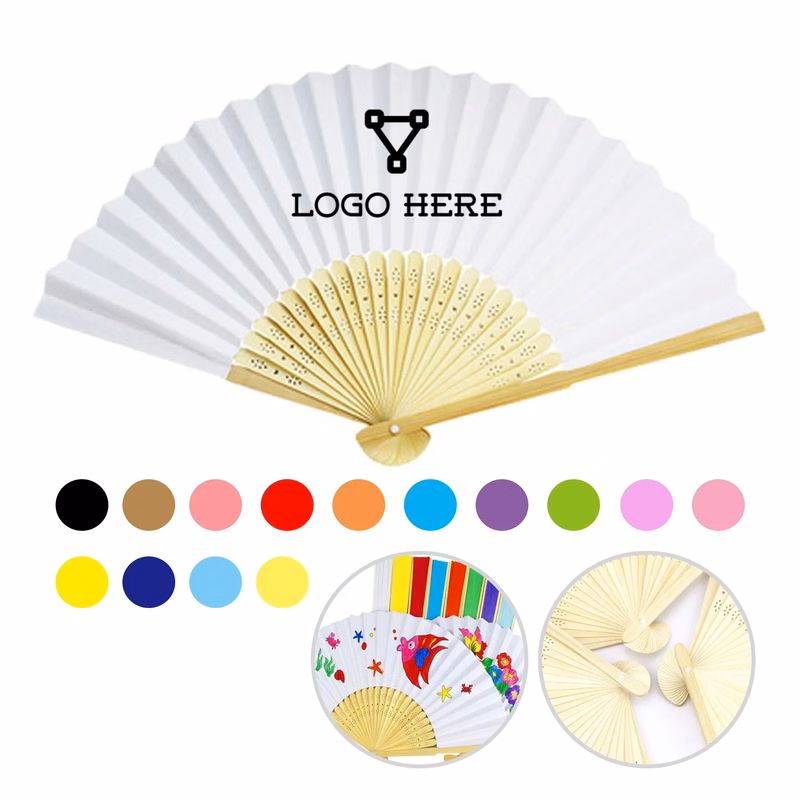 Bamboo Hand Held Folding Fan