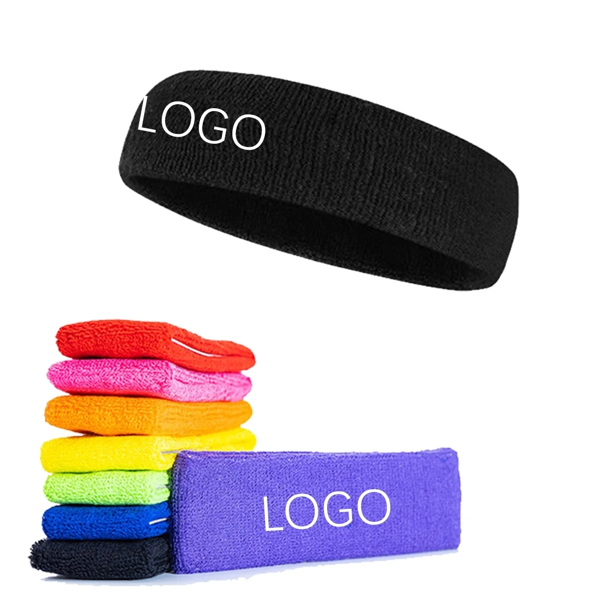 Gym Stretch Wicking Head Band 1