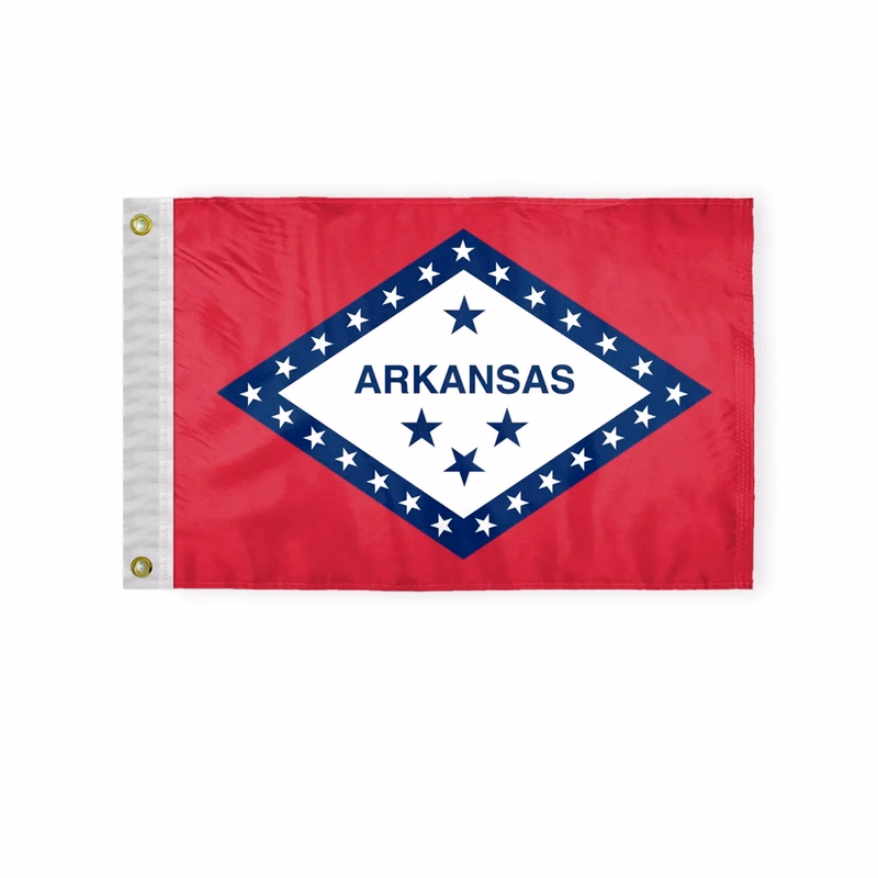 12"x18" to  8'x12'  Arkansas Nylon Flags