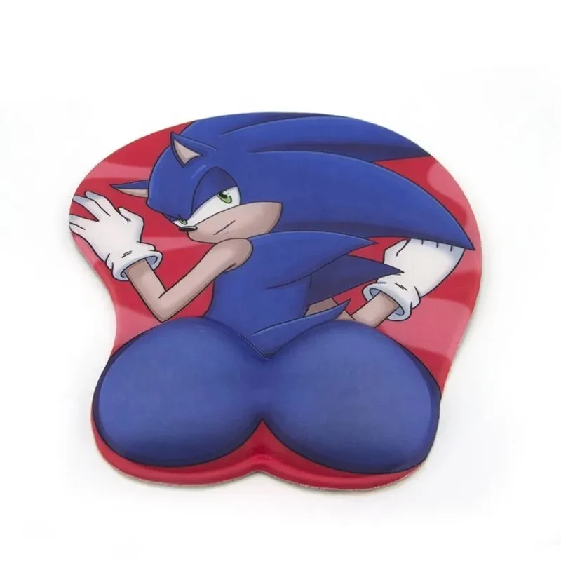 Custom Design Cute Silicone Gel Wrist Rest Ass Mouse Pad 1