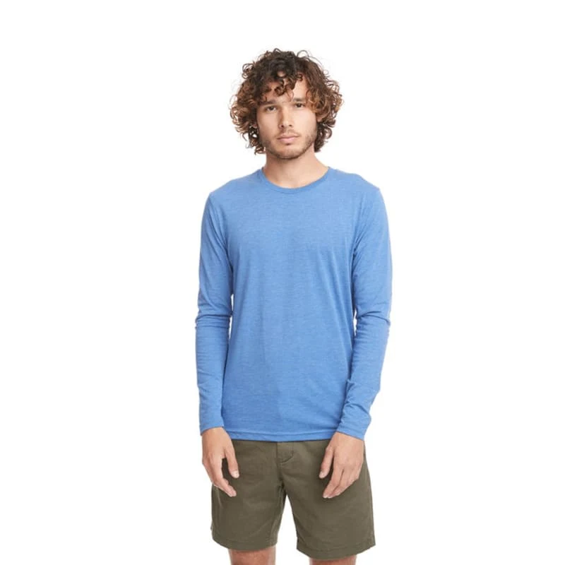Next Level Mens Triblend Long-Sleeve Crew 1