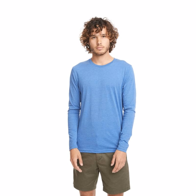 Next Level Mens Triblend Long-Sleeve Crew