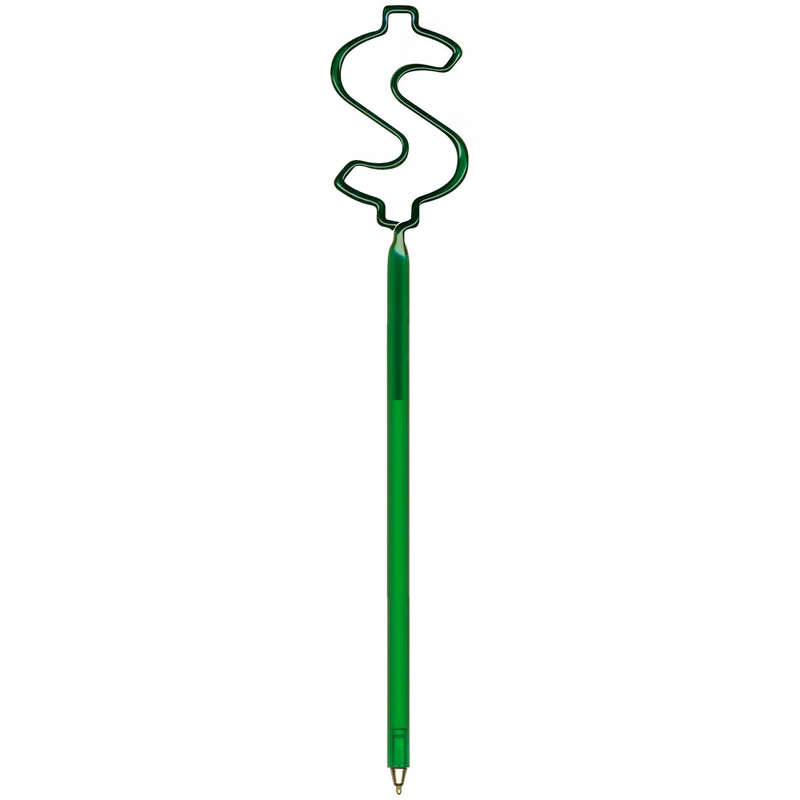 Dollar Sign 2 Inkbend Standard, Bent Pen