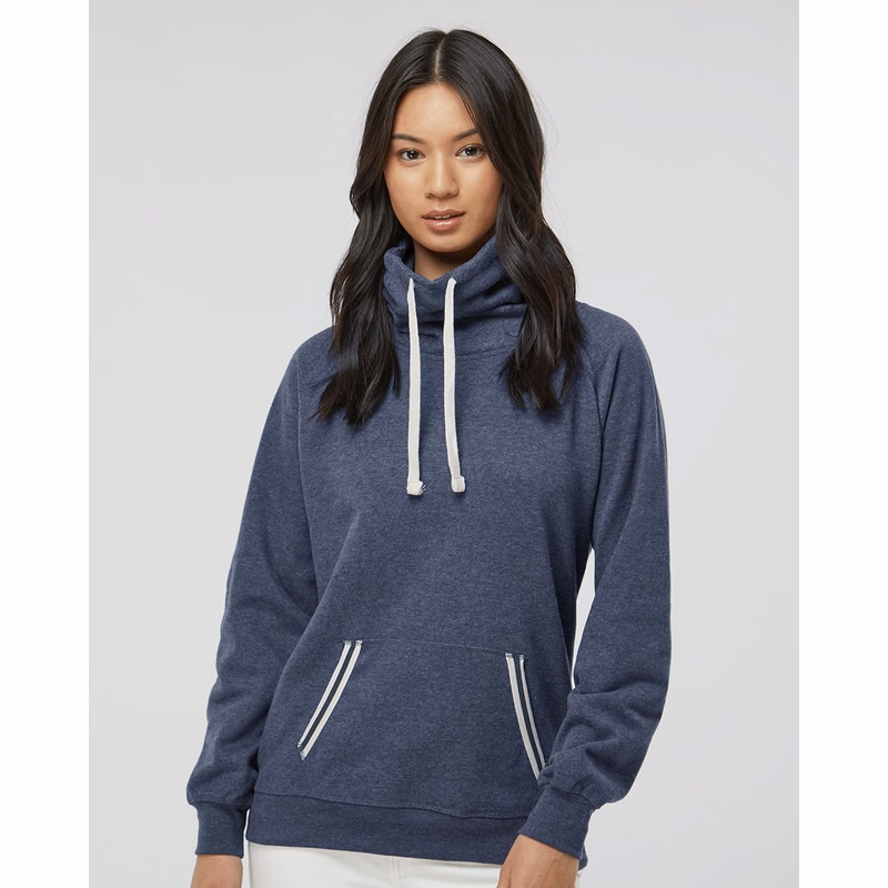 Women's Relay Cowl Neck Sweatshirt - 8653