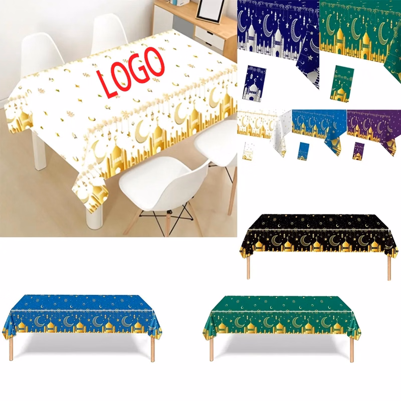 PE Ramadan Tablecloth 86.6 x 51 Inch