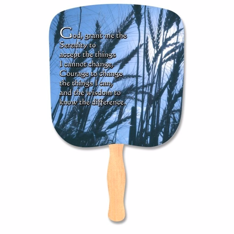 Serenity Prayer Stock Religious & Inspirational Fan