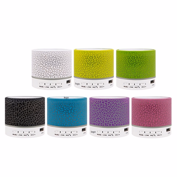 LED Big Crack Bluetooth Mini Wireless Speaker Plays