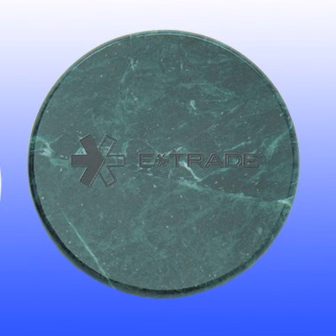 GREEN MARBLE COASTER