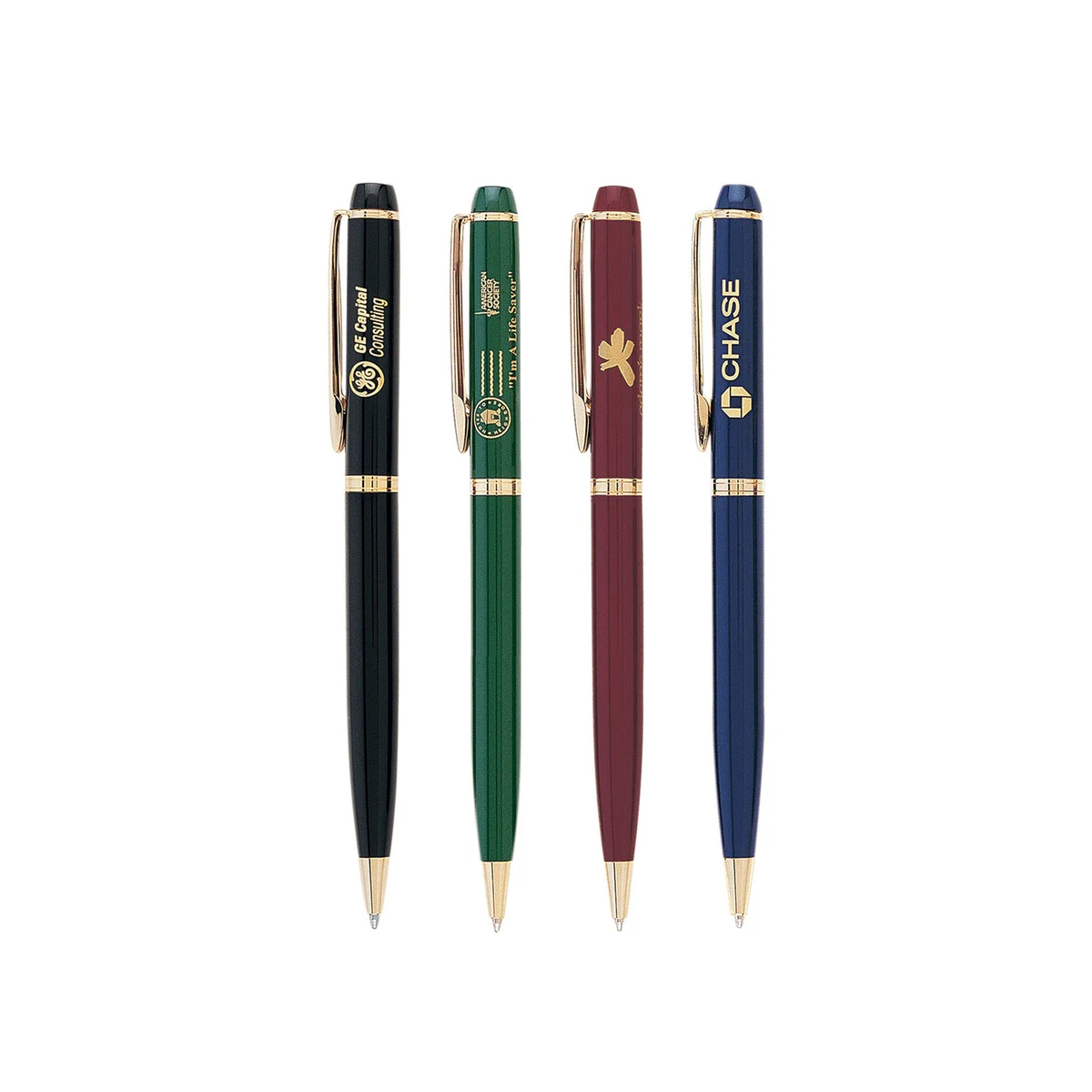 Glisten Enamel Coated Ballpoint Twist Metal Pen 1